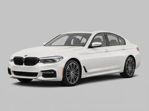 2017-2023 BMW 5 Series, front three-quarter view