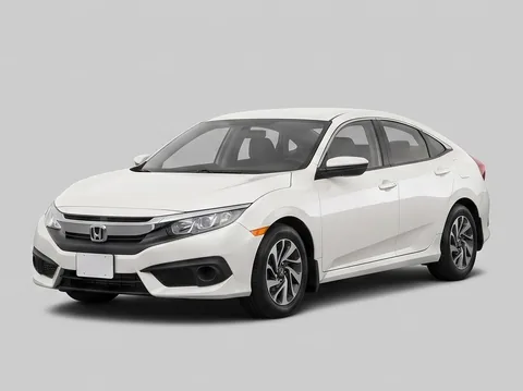 2016-2021 Honda Civic, front three-quarter view