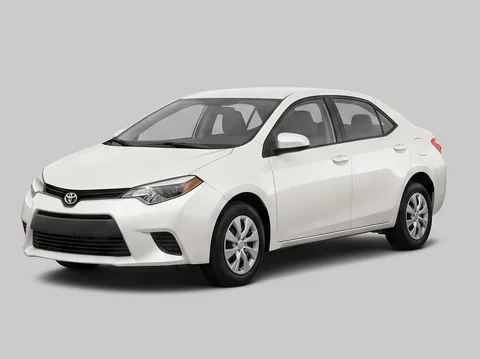 2014-2019 Toyota Corolla, front three-quarter view