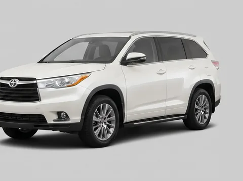2014-2019 Toyota Highlander, front three-quarter view